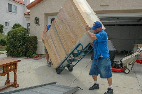 Two Men Will Move You, moving San Diego since 1972.