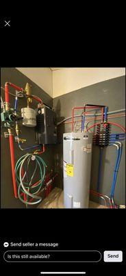 Hot water tank replacement