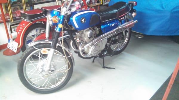 Vintage T125 insured by my agency