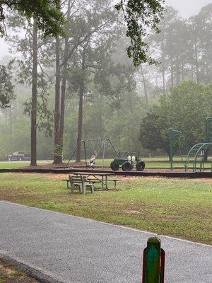 The playground area