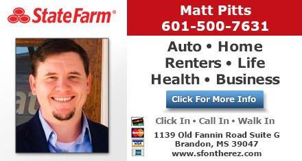 Matt Pitts - State Farm Insuance Agent