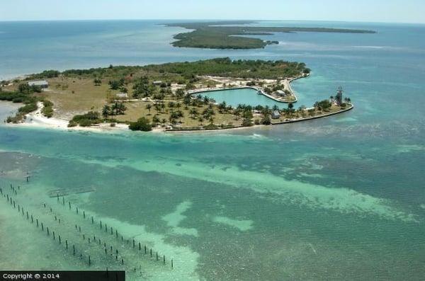 Boca Chita Key is 12 miles from our dock...a fun island where you can snorkel, swim on the beach, hike the trails, etc