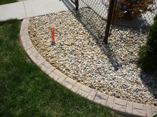 MUDTeCH can install curbing on almost any landscaping!