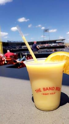 Watching a baseball game from a seat at The Band Box bar and a Dreamsicle in hand makes for a great afternoon.