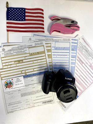 We offer U.S. passport application assistance, passport photos, and notary services.