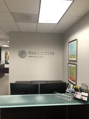 Park Cities Mortgage Reception Area