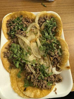 Steak tacos