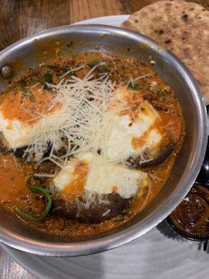 Eggplant Parm Quinoa with Pita