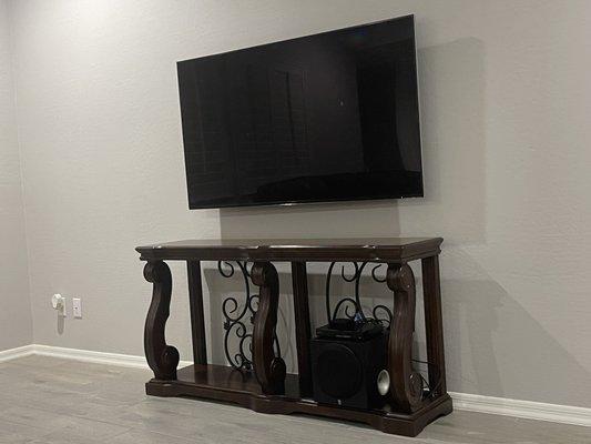 Mounted TV!