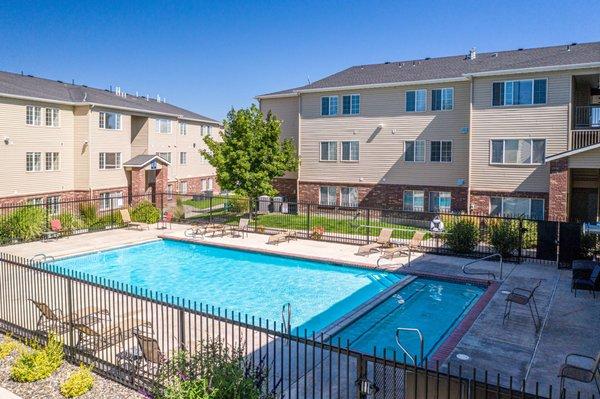 Pool and Hot Tub area.