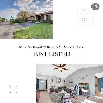 Just Listed in Kendall