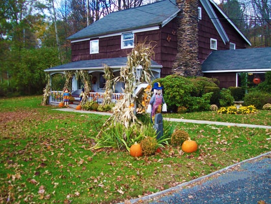 Beautiful Autumn photo of the Cave Mountain Motel in Windham NY