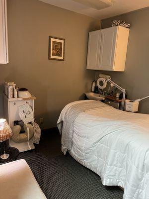 One of the treatment rooms