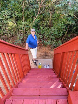 Here's a few jobs we did . Deck. Stain with Sherwin stain