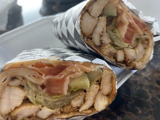 Chicken Shawarma Pita Wrap