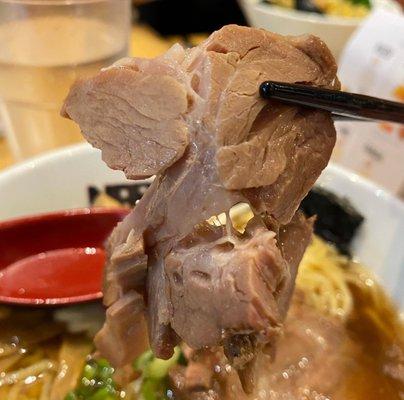 Chashu in the Mega Naruto Ramen