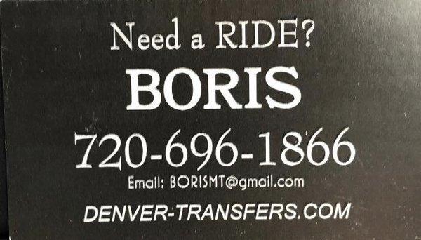 Need a RIDE? - Shuttle Ride www.Denver-Transfers.com