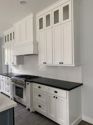 Finished kitchen cabinets. (All custom)