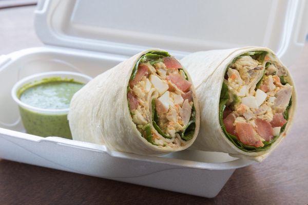 Chicken salad wrap