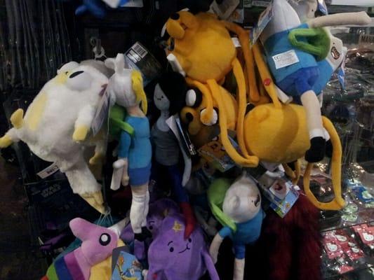 Adventure Time plushies.