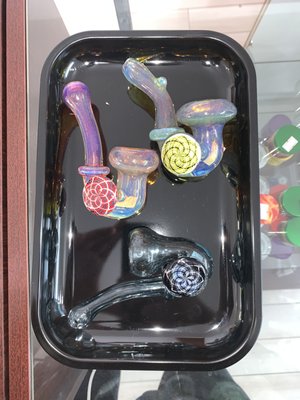 American-blown local glass available!