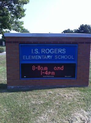 School sign & display board