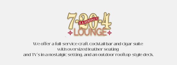 We offer a full service craft cocktail bar and cigar suite.