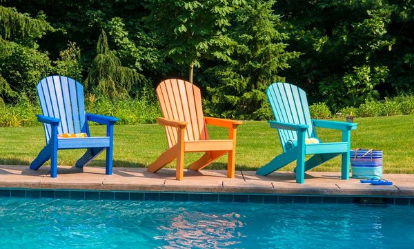 Need out door furniture around your pool or fire pit? We have a variety of poly furniture that you can order. 20 year warranty!