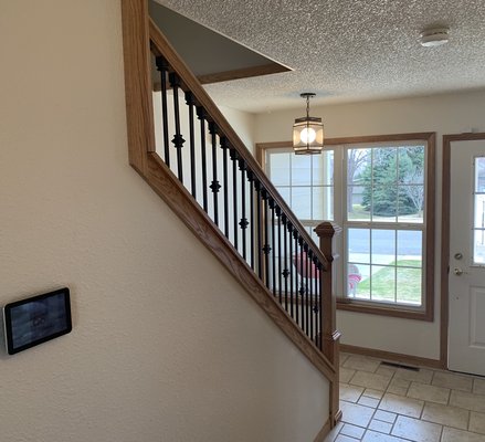 Custom build staircase. After.