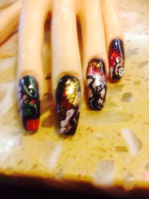 Nail art designs ask for Angelina . Darling nail Greenfield