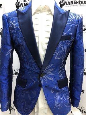 Royal Floral Angelino Blazer