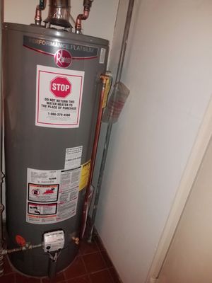 My brand new water heater