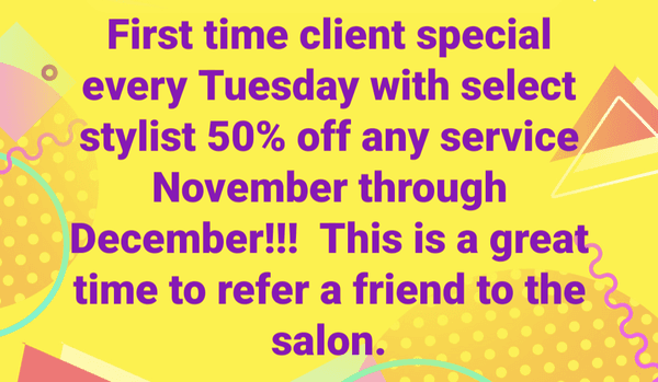 First Time Client Special