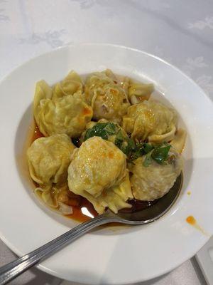 Wonton chili oil