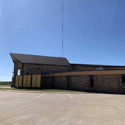 Side view of Life Tabernacle Church.