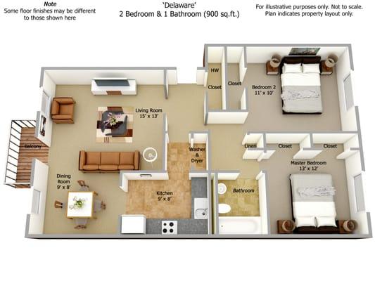 Delaware Floor Plan