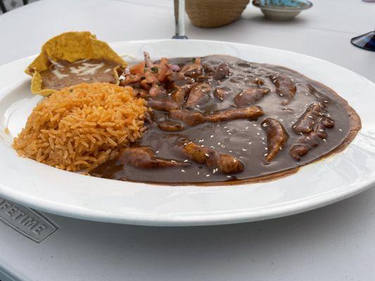 Dinner Pollo en Mole