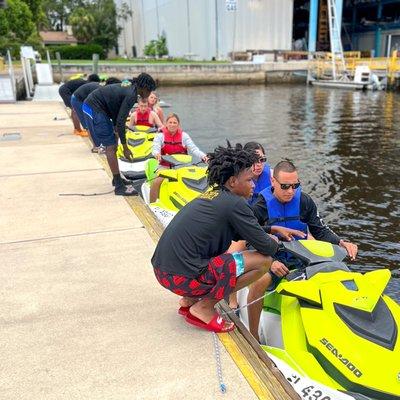 Creating job opportunities for our youth.
Jax Jet Ski rentals is a Minority and Family owned business. Established 2017