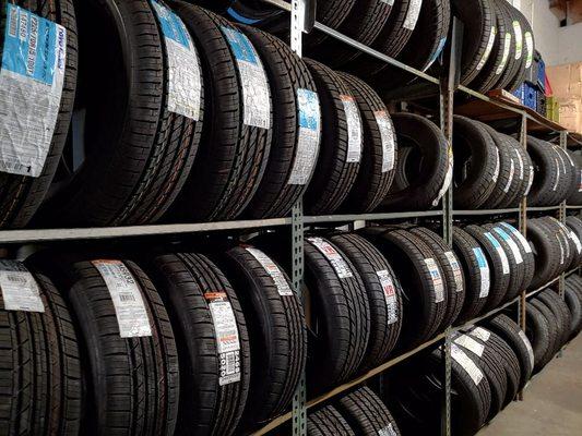 We have new tires ready to go. Looking for something special? Let us order it you!