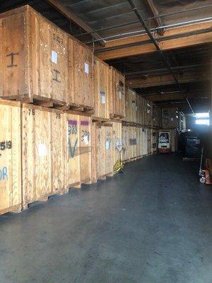 Need us to hold your shipment while you find a place? No problem, we've got a secure warehouse with plenty of space for your shipment