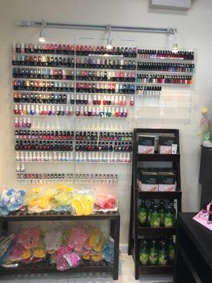 Nail polish rack