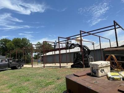 Framing up metal storage buildings