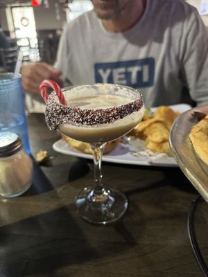 Chocolate peppermint espresso martini