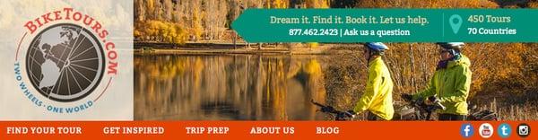 Dream it. Find it. Book it. Let us help. 450 Tours in 70+ Countries. Representing local bike tour companies worldwide.