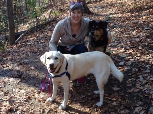 A Fairmount Park hike with Penny and Melo