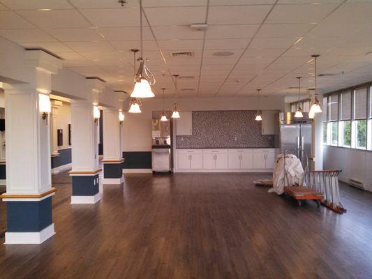 completely renovated local Allentown nursing home dining room