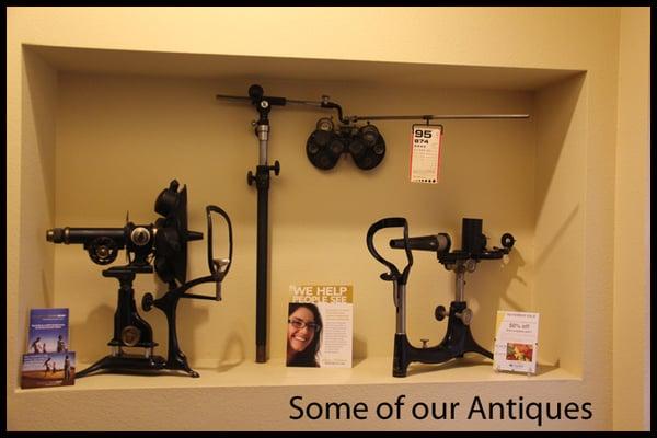 We love antique eye equipment!