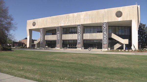 Street view of Givens Performing Arts Center