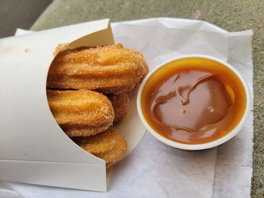 Mini Churros w/ Burnt Caramel Dipping Sauce