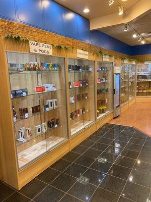 CBD edibles, oils, flower, and more along with a complete selection of vape products.